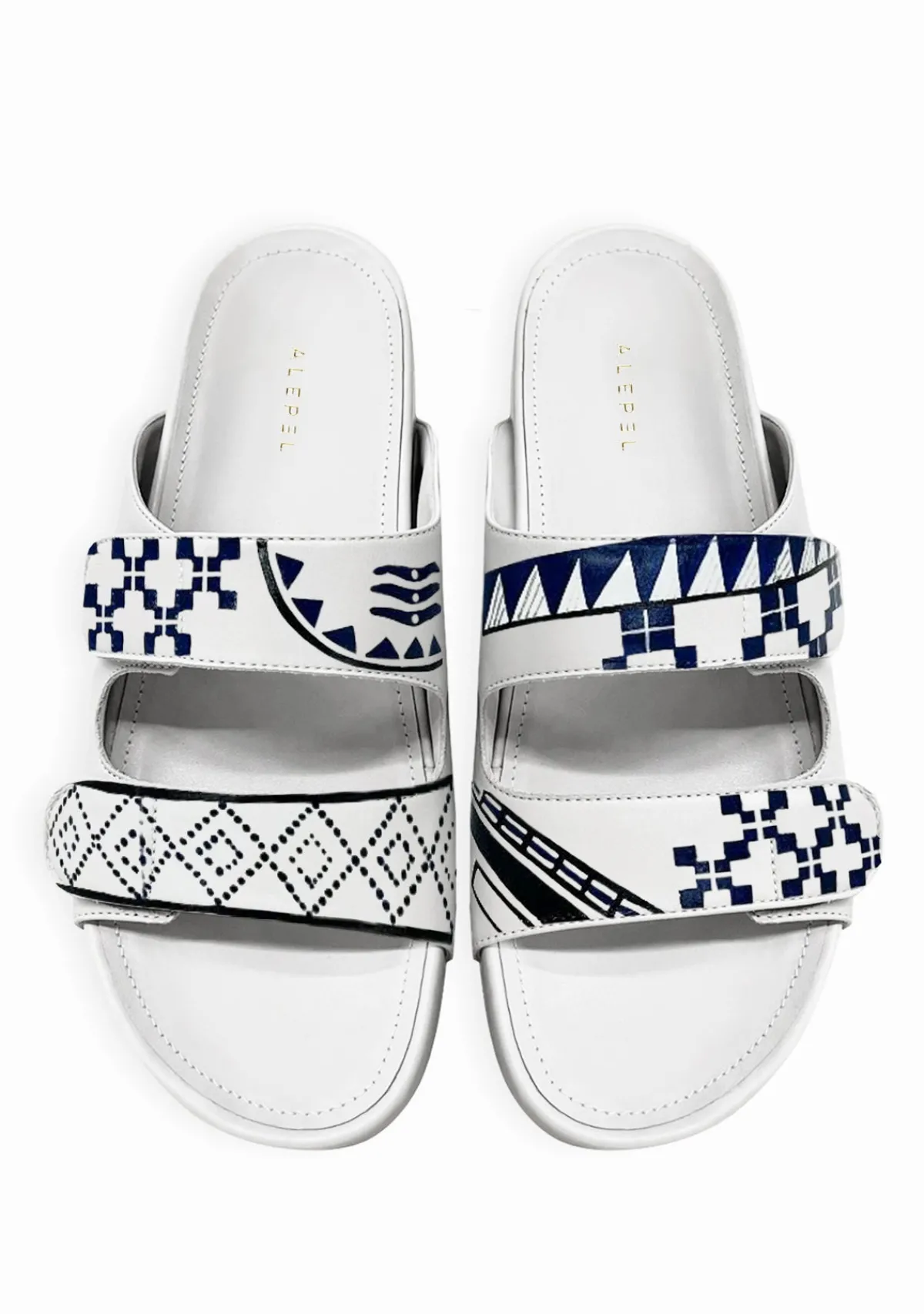 Outlet Alepel Aztec Waves White Sandal