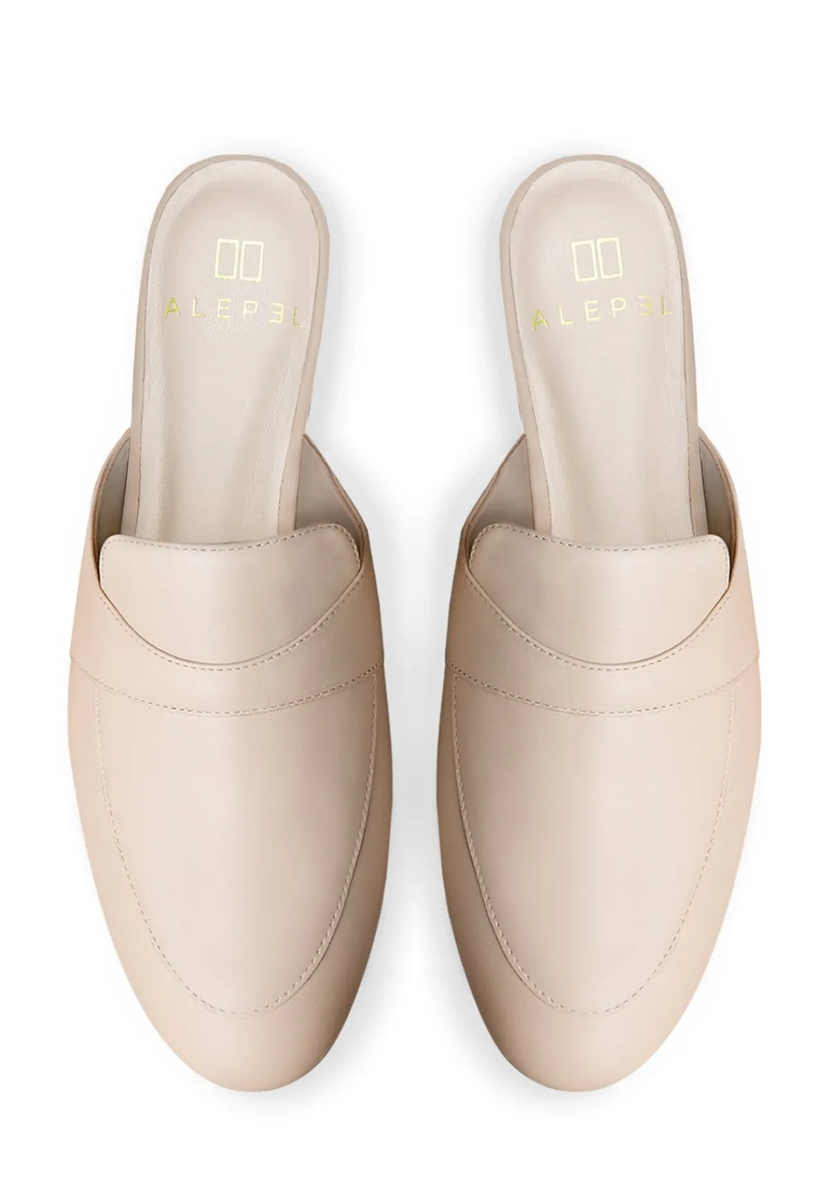 Flash Sale Alepel Beige Mule Custom Design