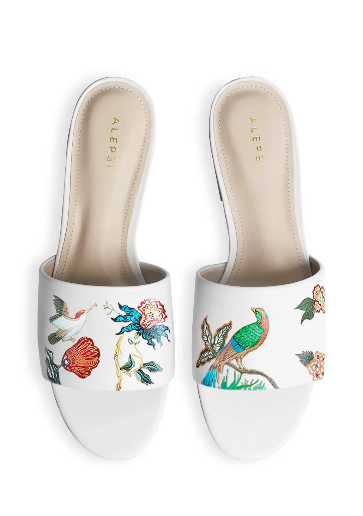 Best Alepel Bird Floral White Slide