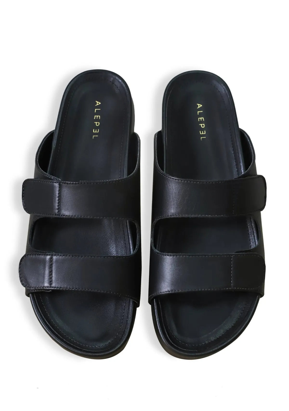 Discount Alepel Black Sandal Custom Design