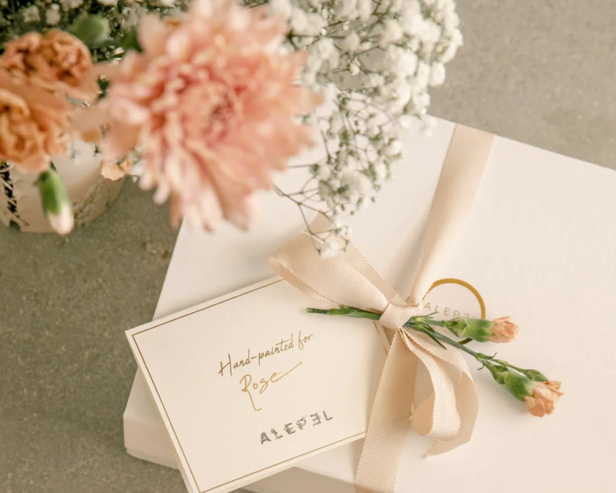 Outlet Alepel Bridal Bouquet Beige Tray