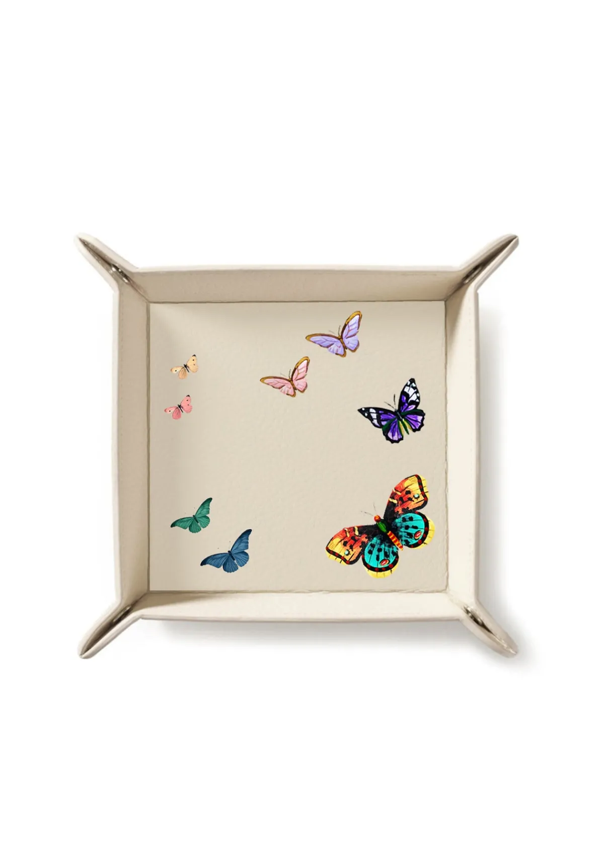 Cheap Alepel Butterflies Beige Tray