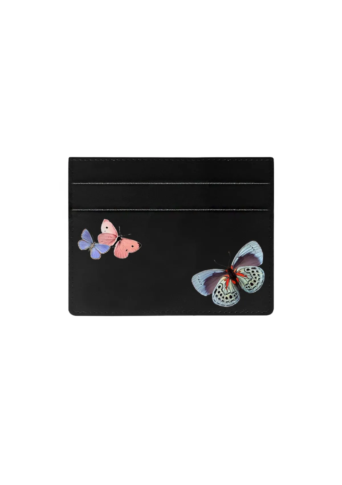 Shop Alepel Butterflies Black Cardholder