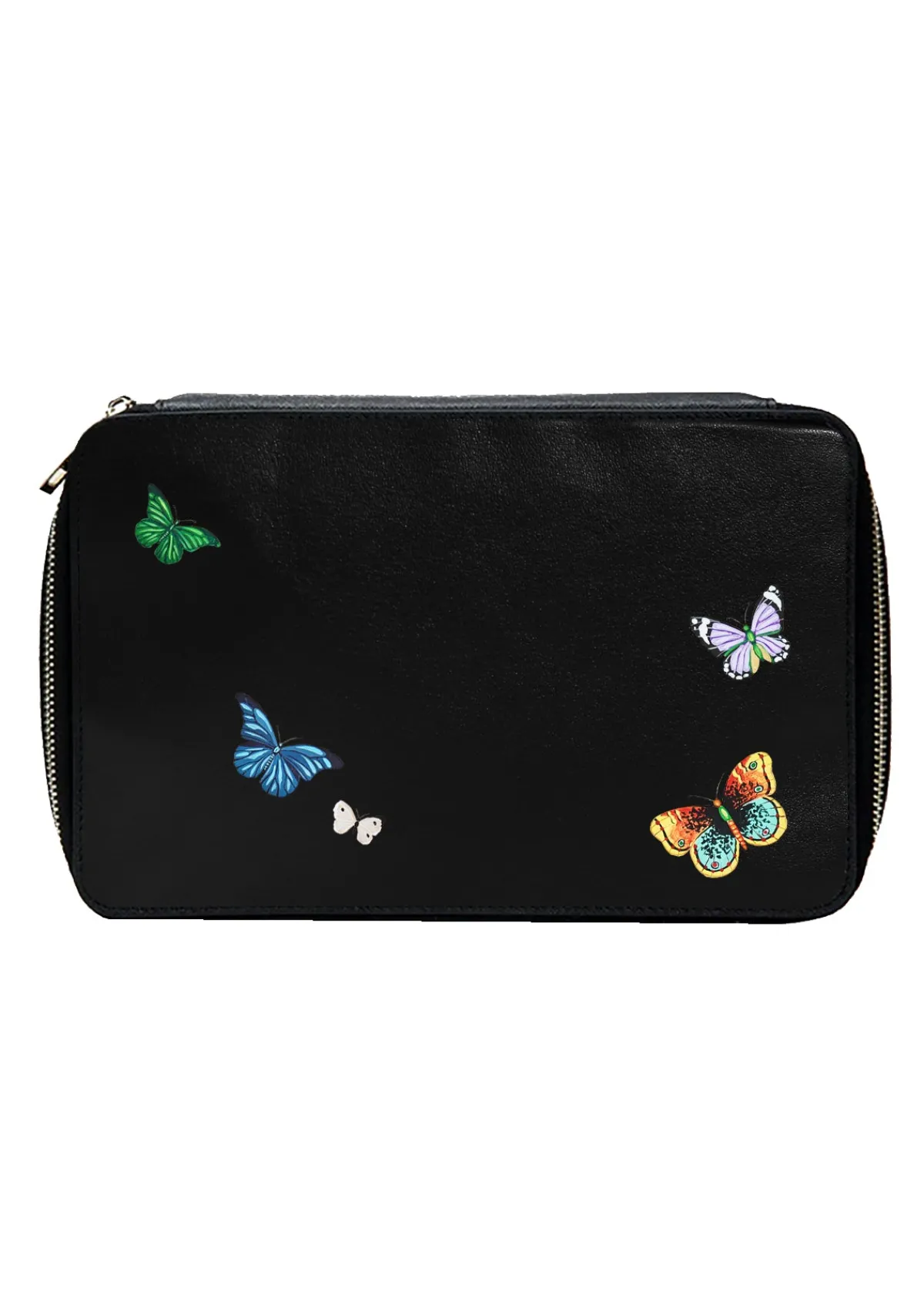 Shop Alepel Butterflies Black Pouch