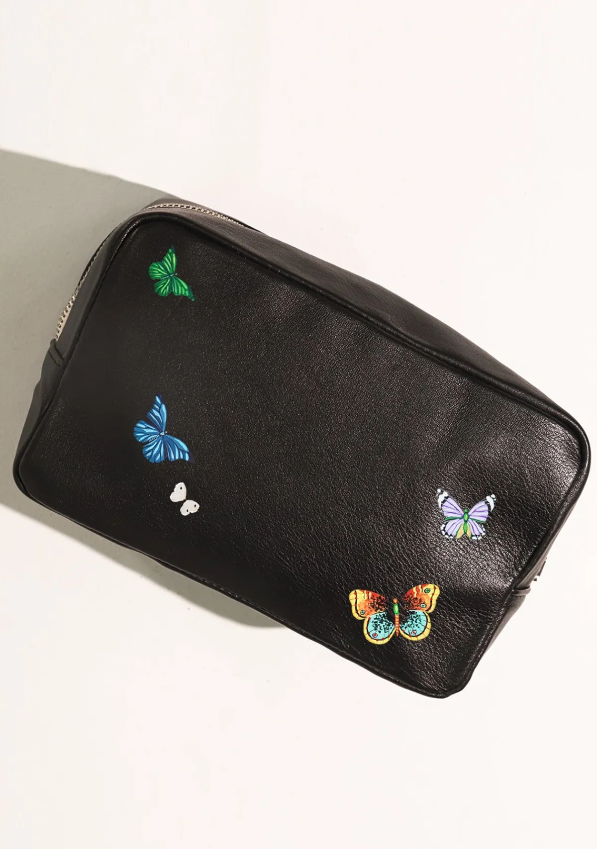 Shop Alepel Butterflies Black Pouch