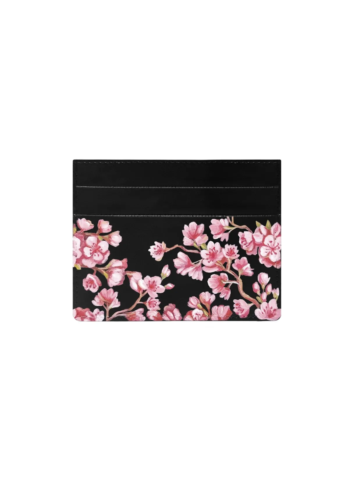 Flash Sale Alepel Cherry Blossom Black Cardholder