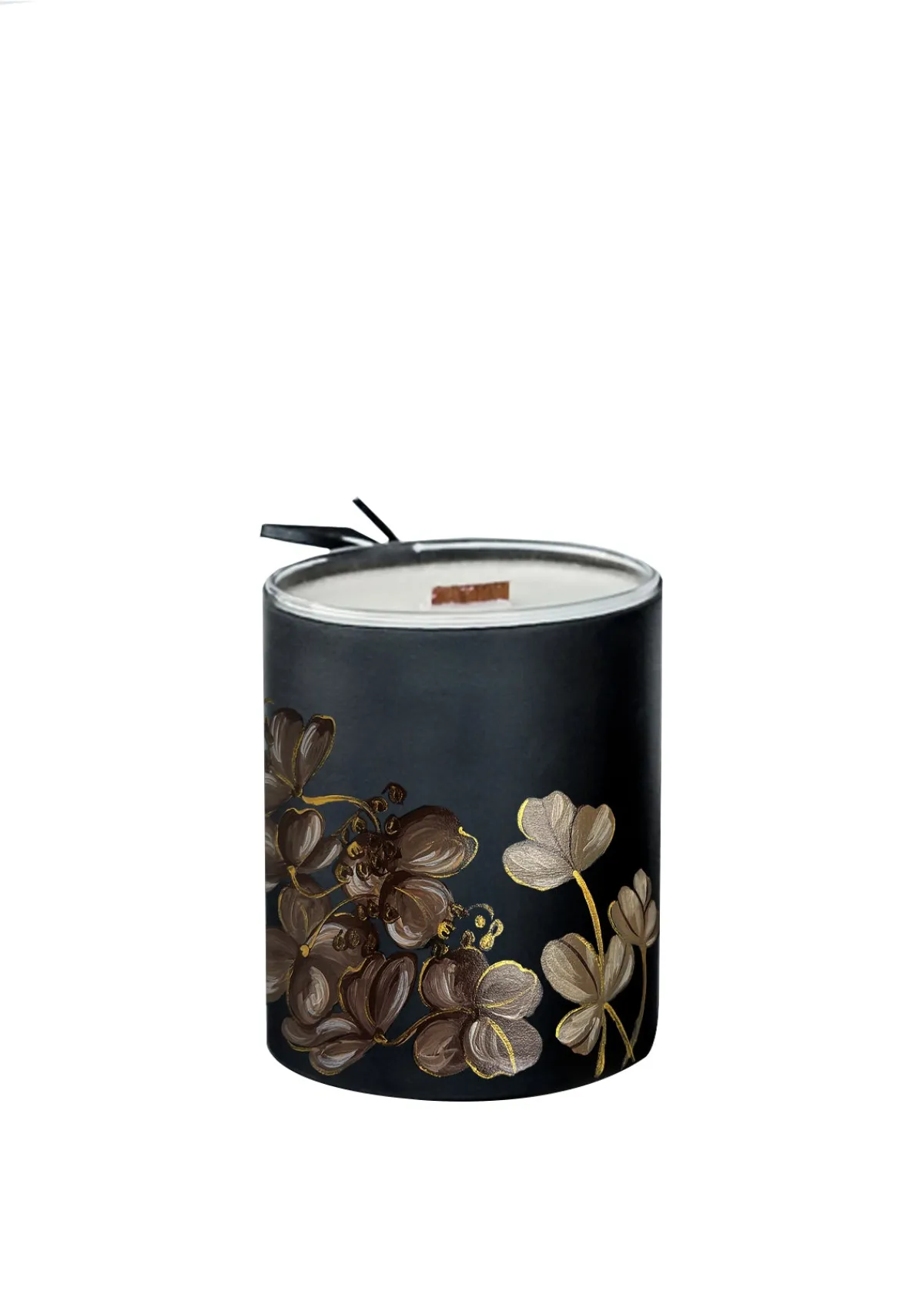 Flash Sale Alepel Coffee Flowers Black Candle