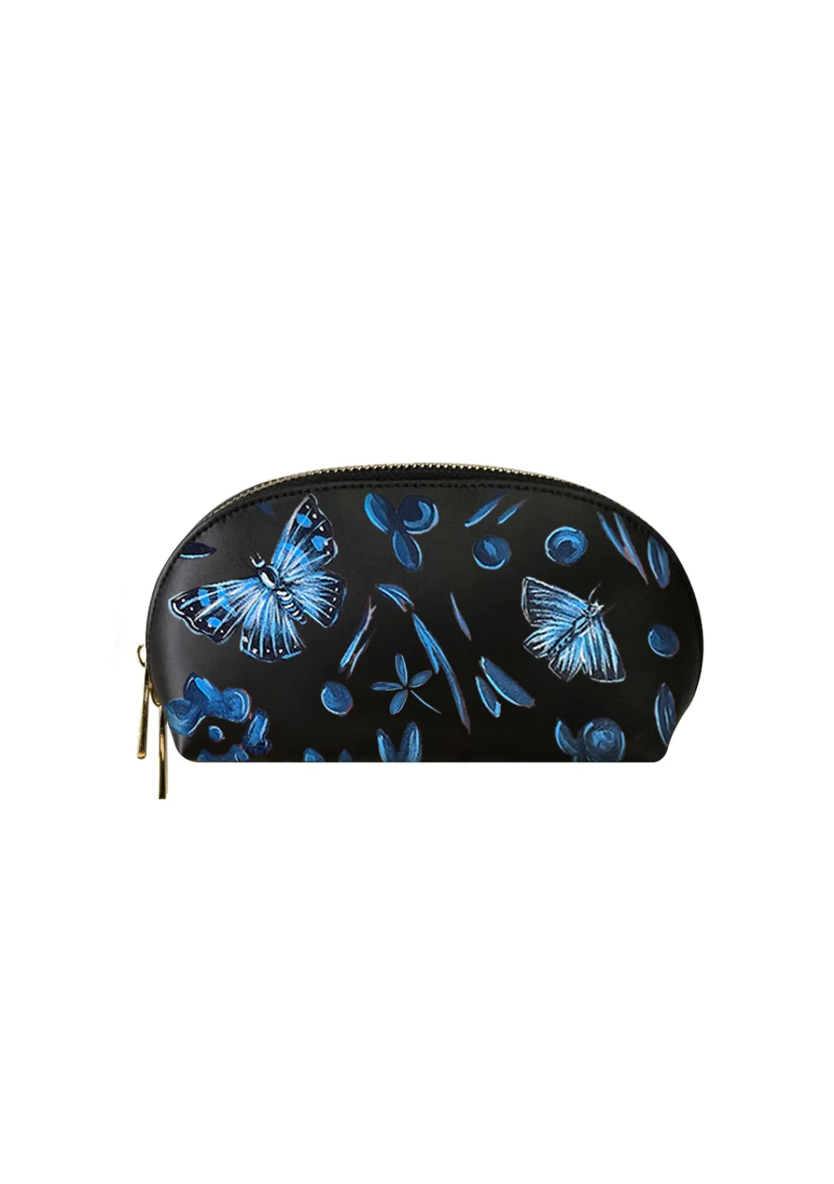 Shop Alepel Denim Butterfly Makeup Bag