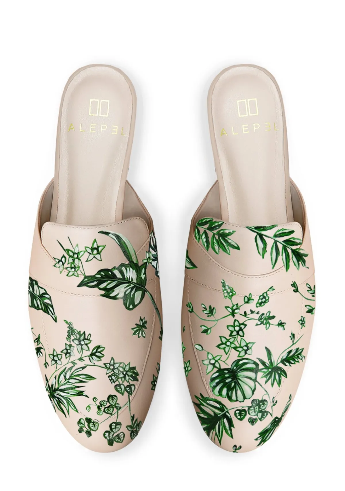 Outlet Alepel Emerald Jungle Beige Mule