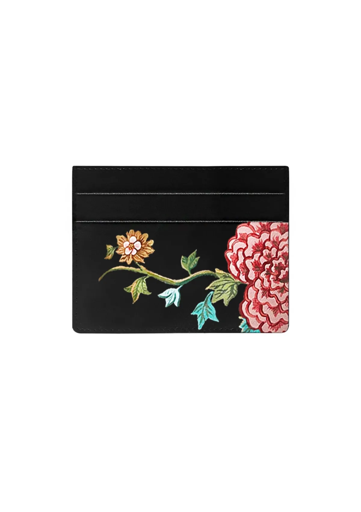 Fashion Alepel English Porcelain Black Cardholder