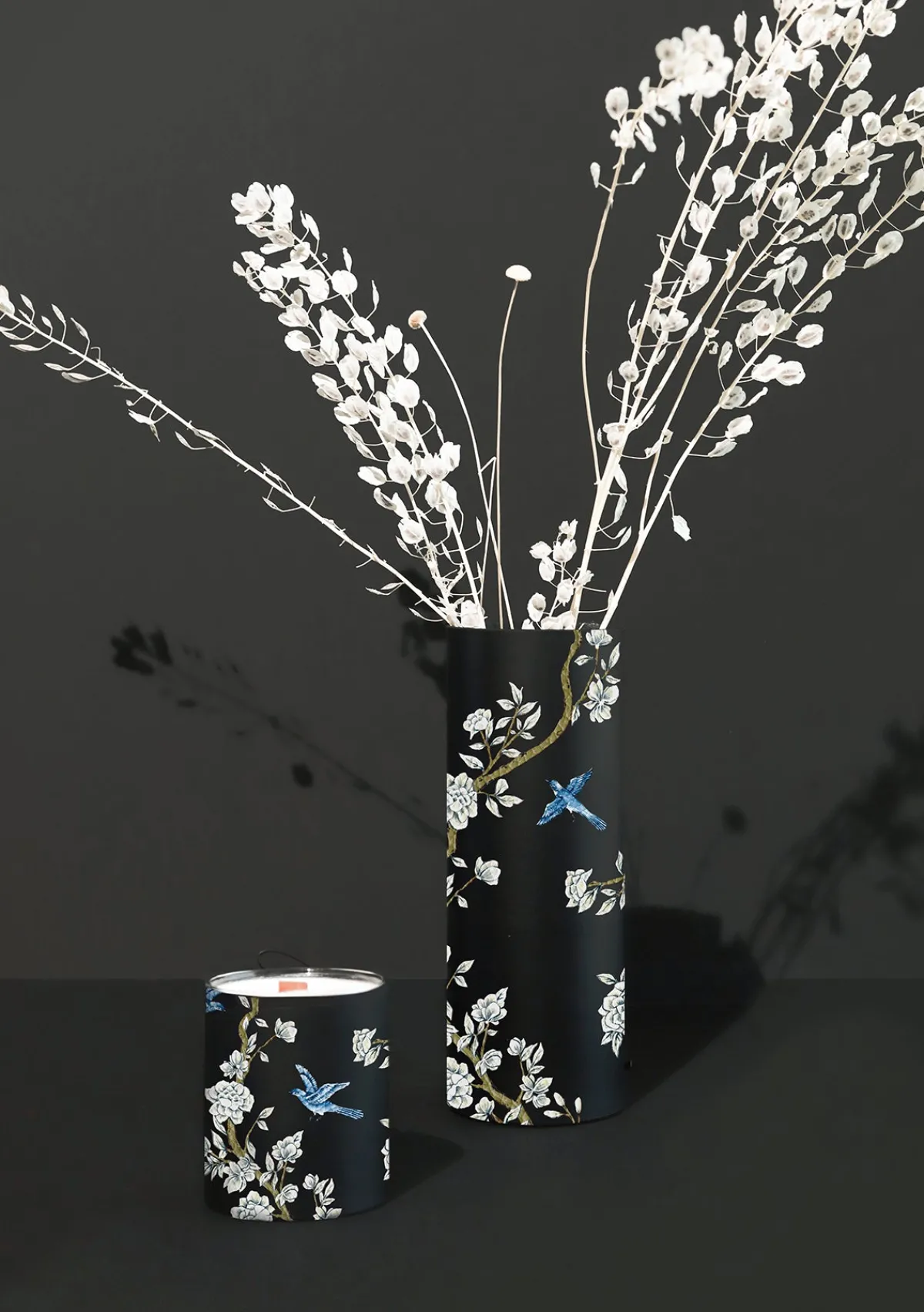 New Alepel Japanese Garden Black Candle