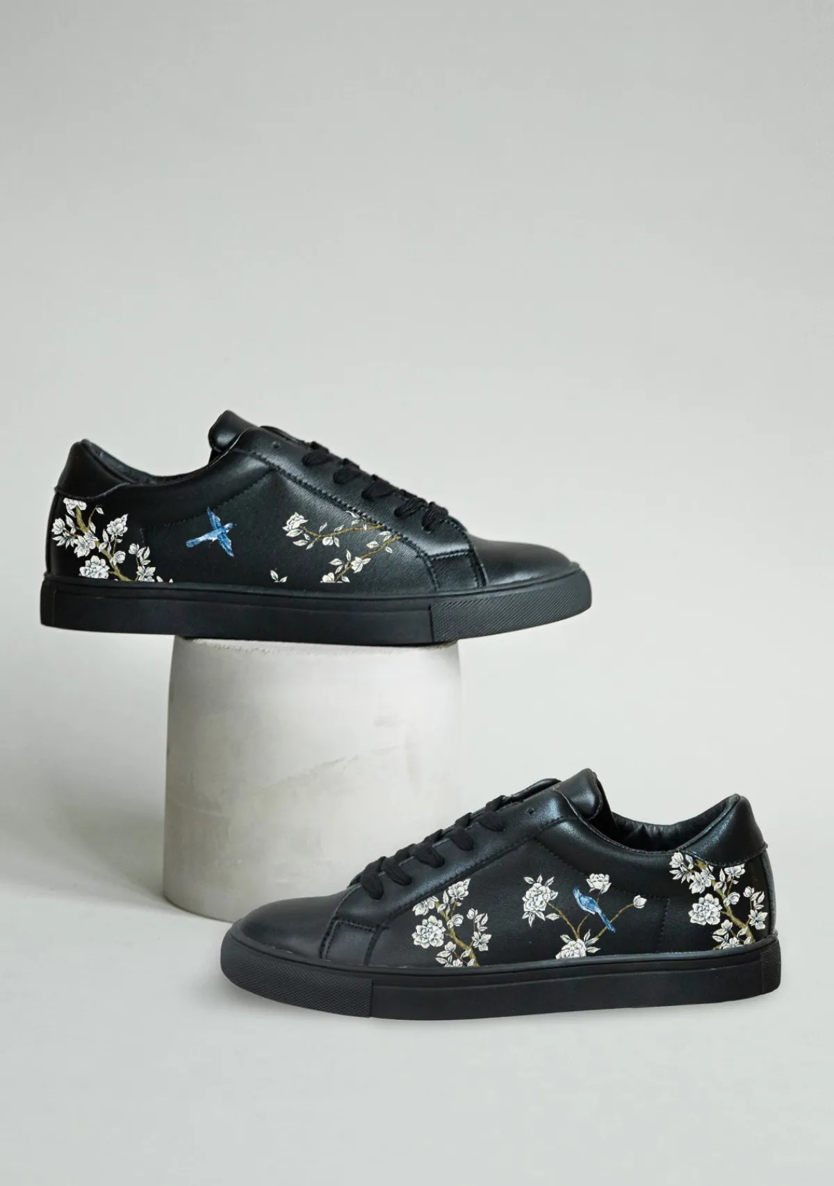 Sale Alepel Japanese Garden Black Sneaker