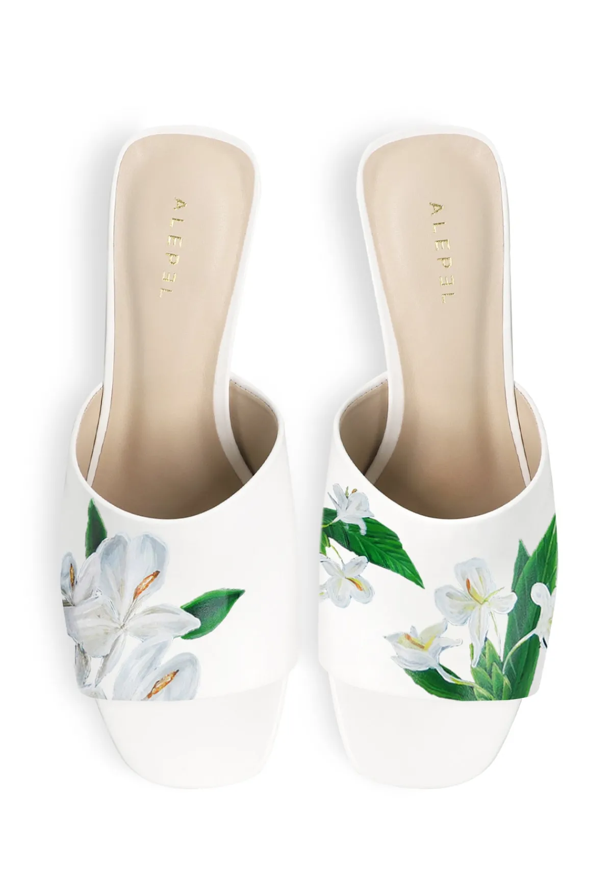 Store Alepel Mariposa White Heel