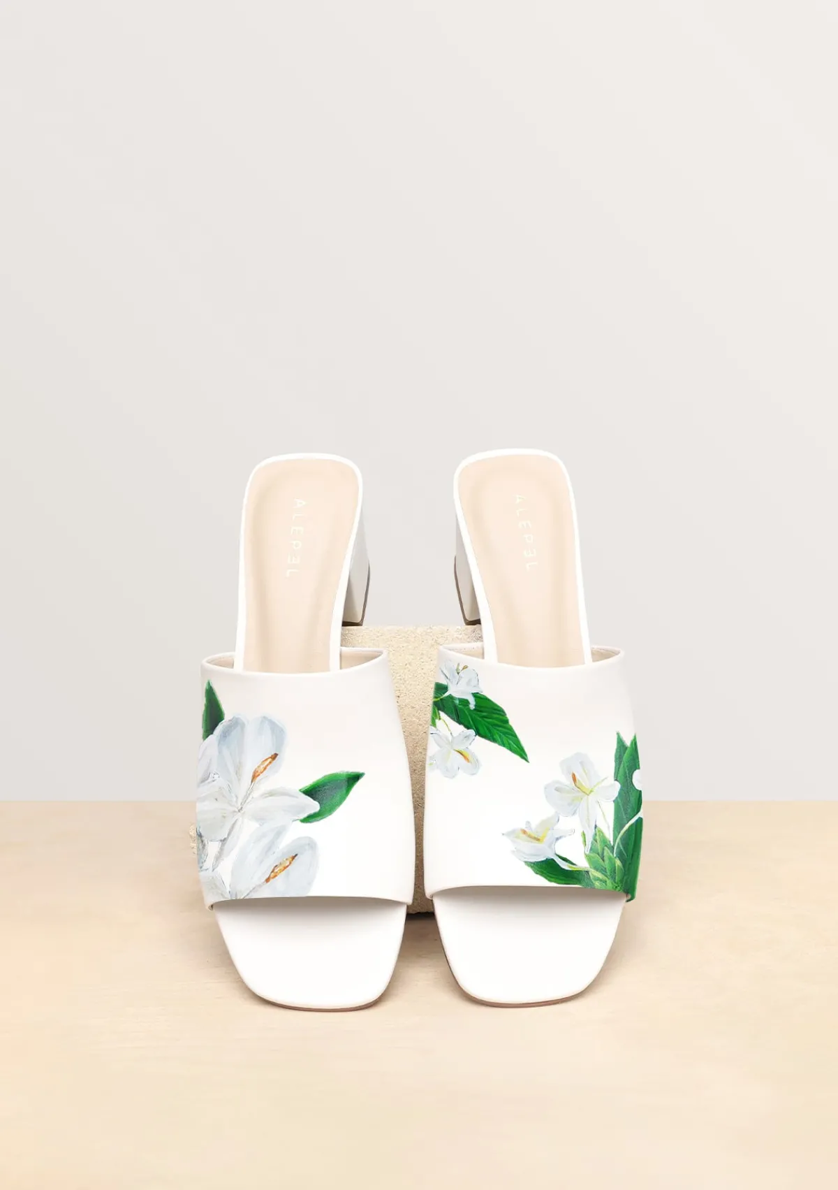 Store Alepel Mariposa White Heel