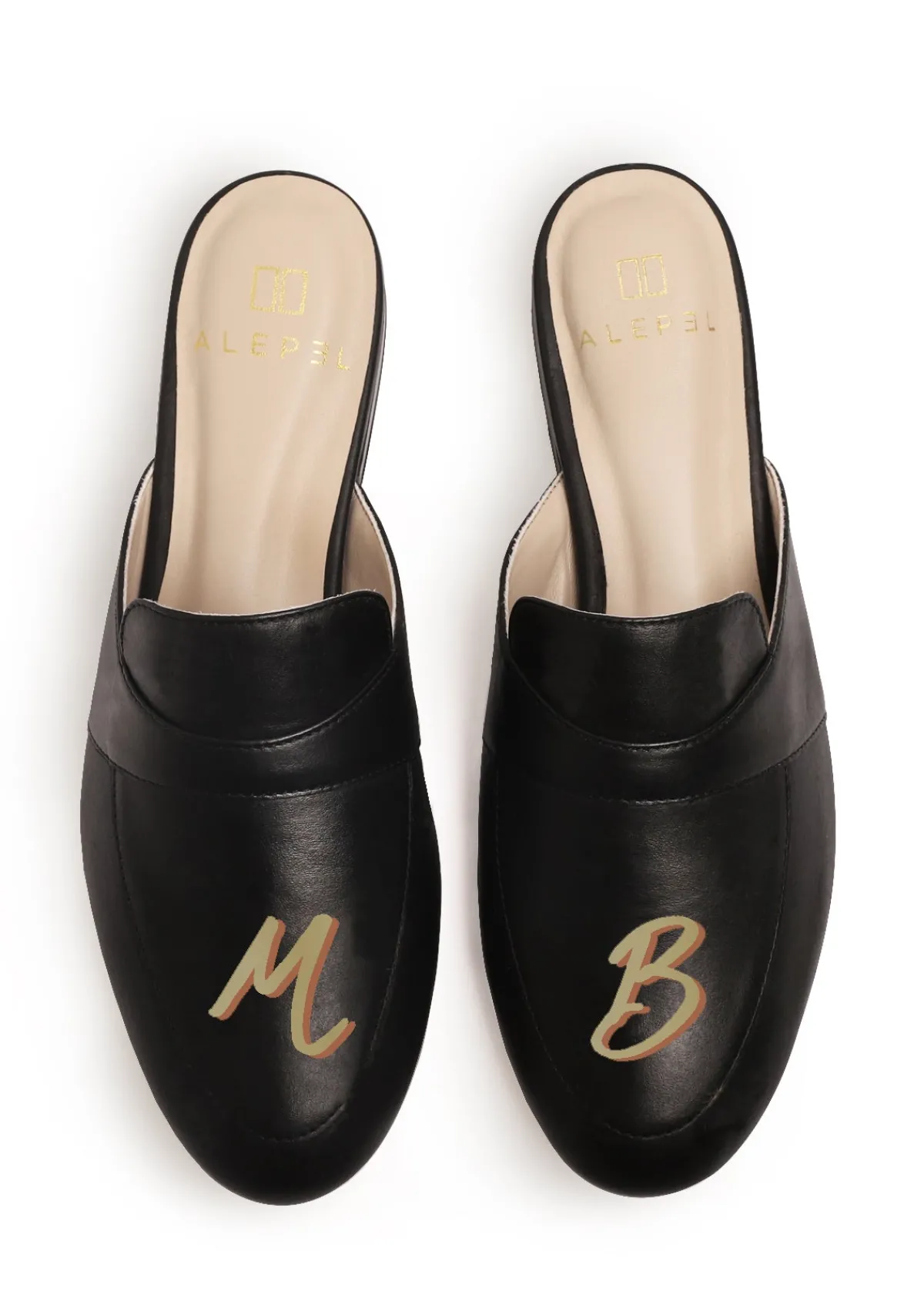 Sale Alepel Monogram Black Mule