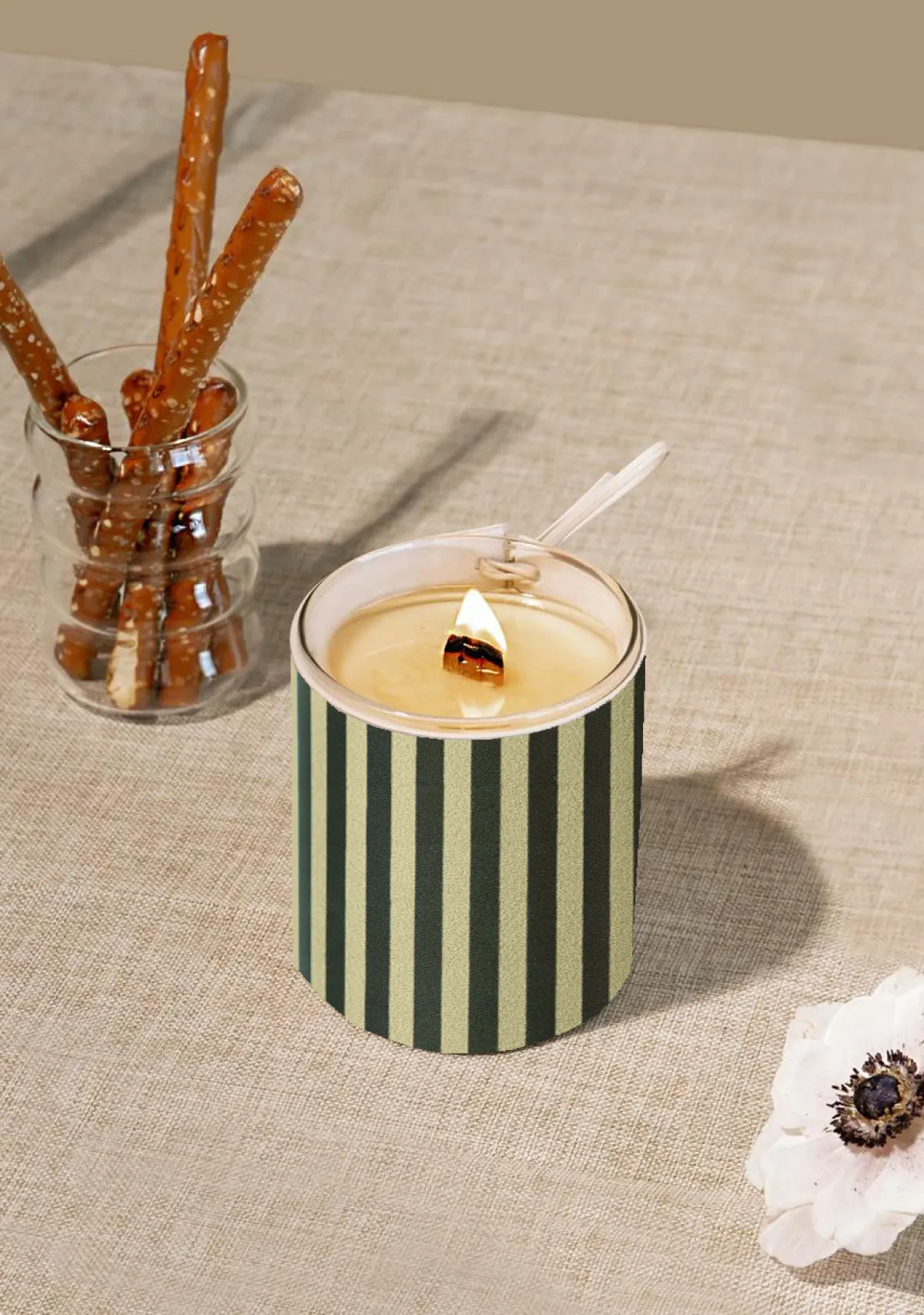 Clearance Alepel Olive Candle | Sunset Soiree by Lainy Hedaya