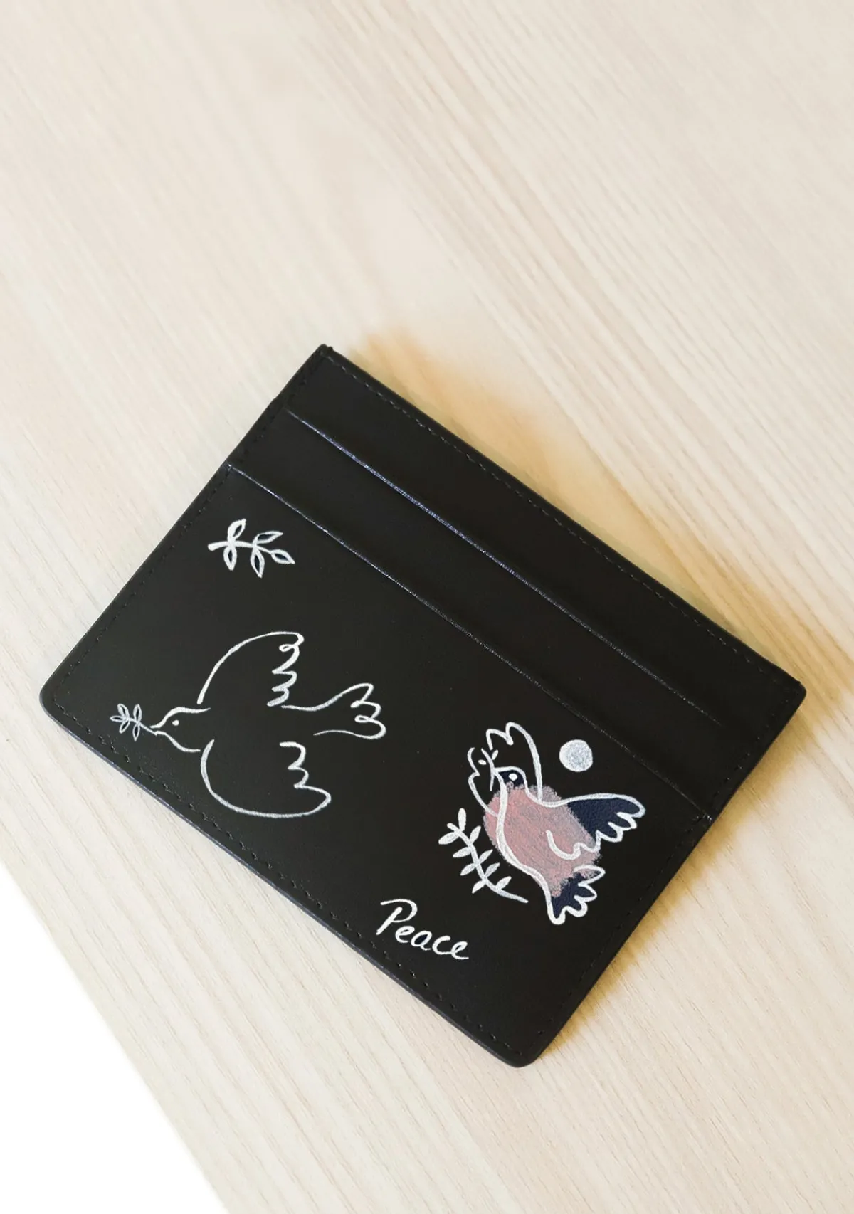 Best Sale Alepel Peace Wings Black Cardholder