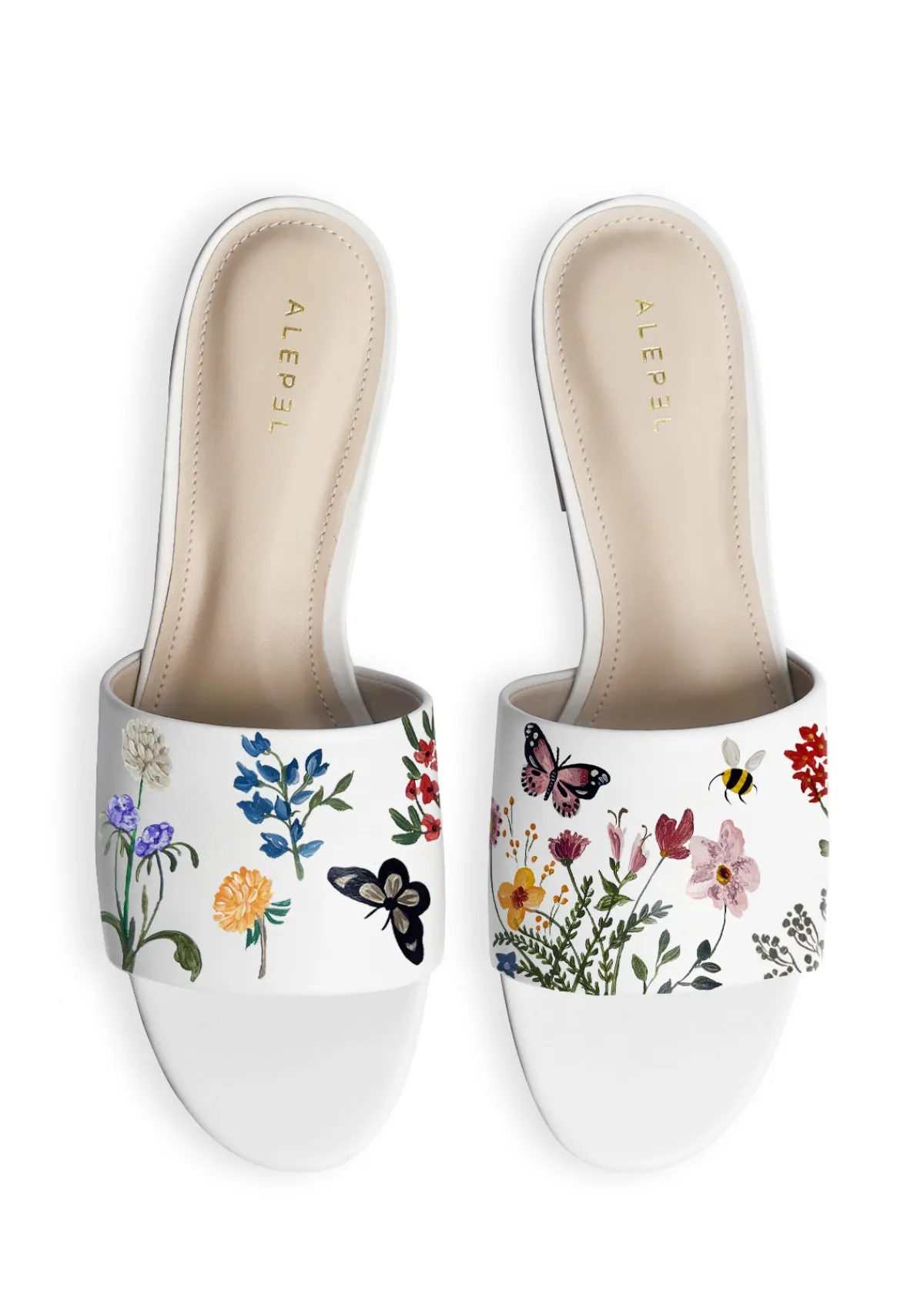 Store Alepel Pressed Flowers White Slide