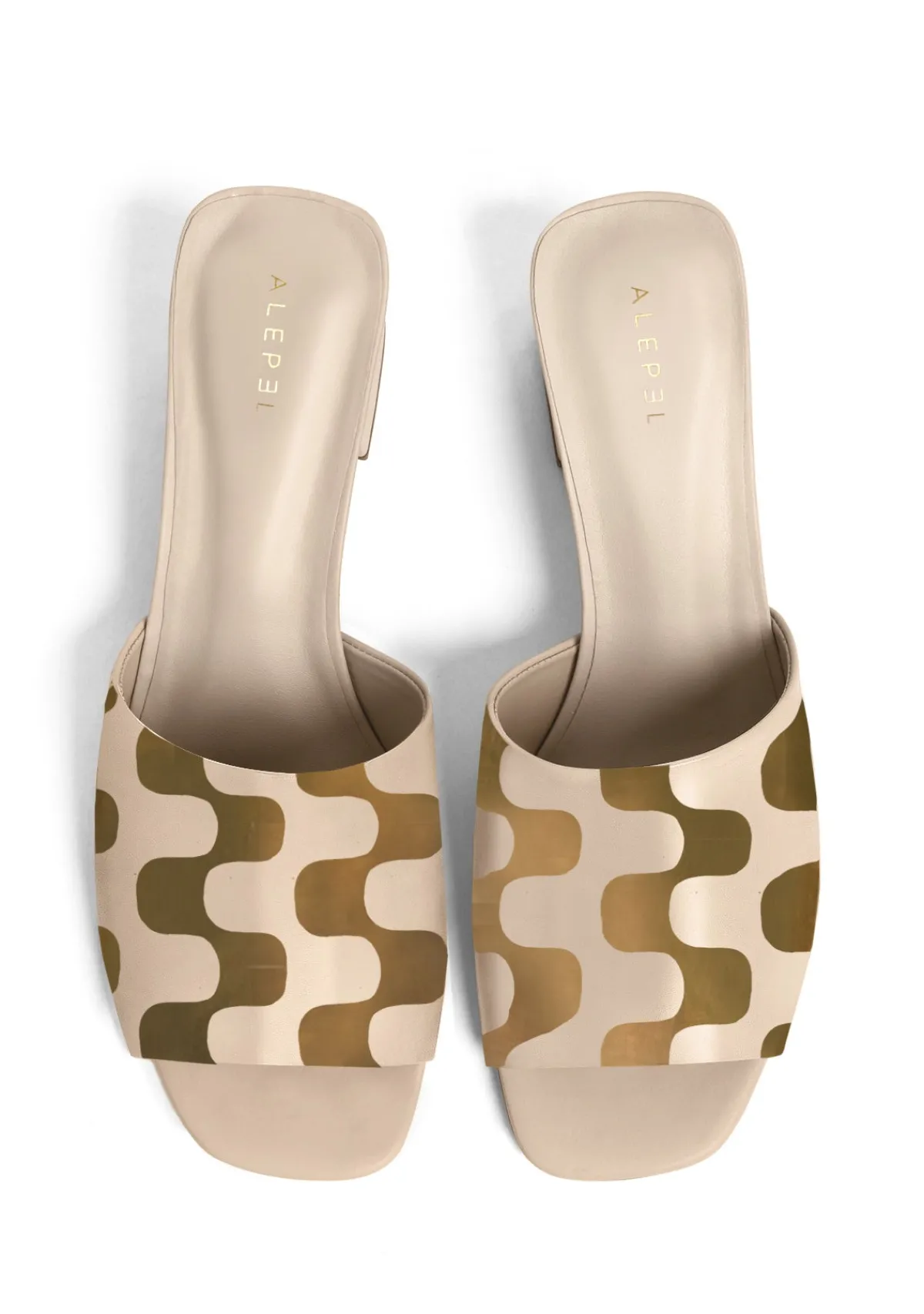 Sale Alepel Warm Retro Beige Heel